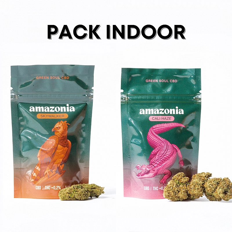 Amazonia Pack Flores CBD Indoor 10 gr