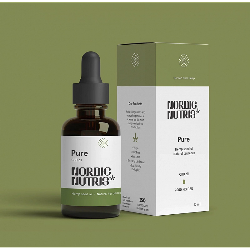 Nordic Nutris Aceite CBD 20% - Pure 10ml