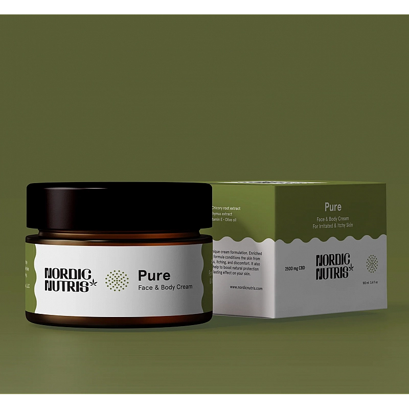 Nordic Nutris Pure Cream 2500mg CBD...