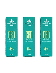 Sensitive CBD Pack 3x2 5%...