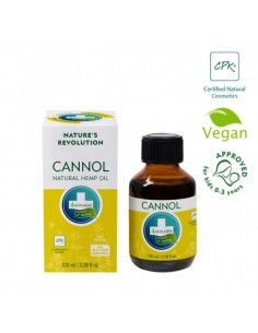 Annabis cannol Aceite de cáñamo hidratante multiusos masaje, baño y cabello 100 ML.